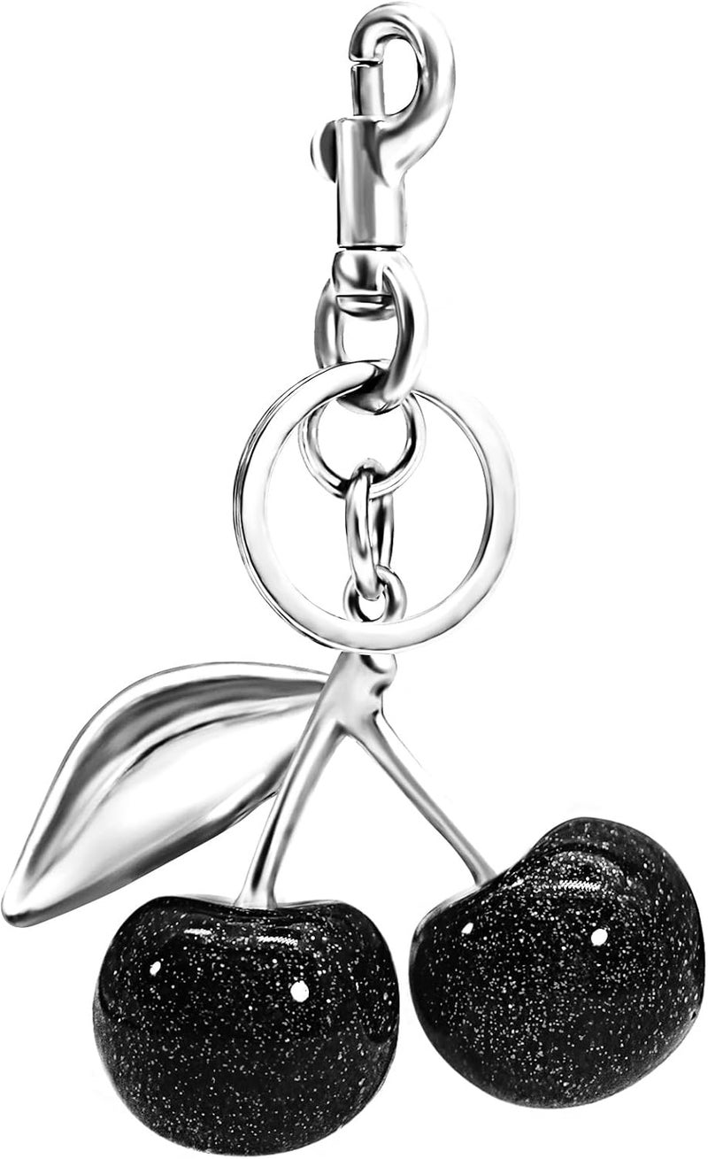 nylry Cherry Keychain & Bag Charm - Cute Cherry Accessories for Women - Gift - Image 1